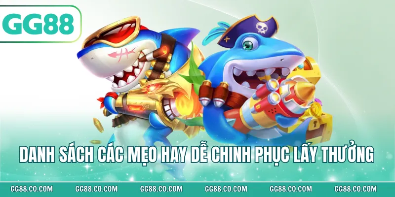 Danh sách các mẹo hay dễ chinh phục lấy thưởng